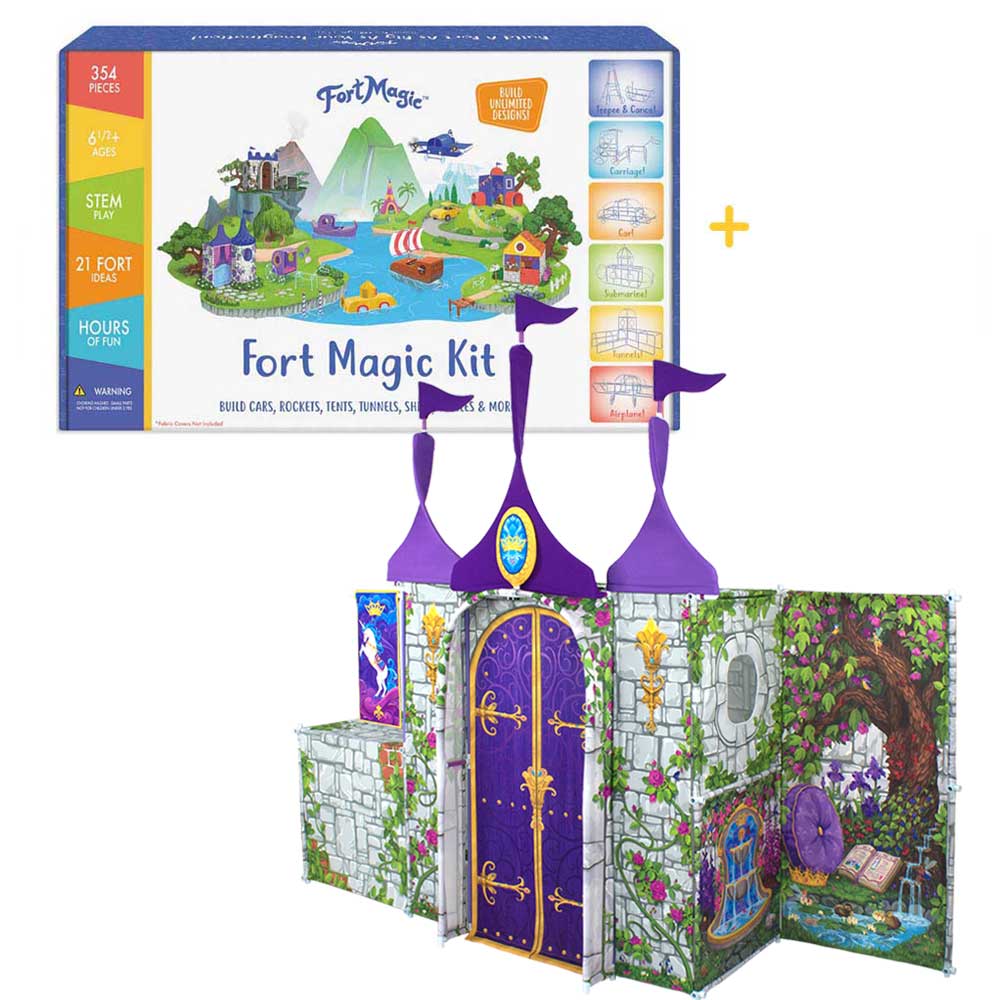 magic fort tent Fort Magic Kit + Fairyland Castle Cover Set