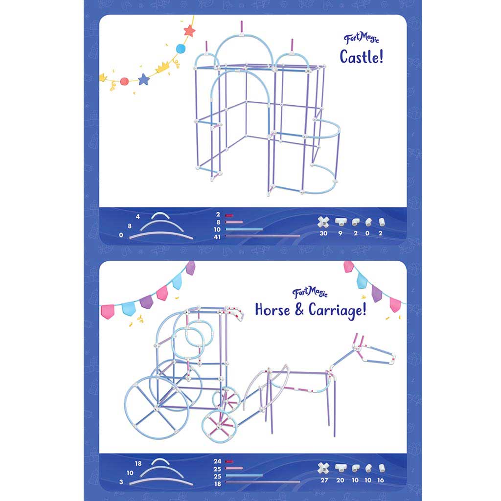 Fort Magic Fort Building & Construction Toy Kit For Kids | Fort Magic